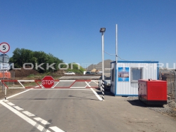 Контрольно-пропускной пункт (КПП) для строй объекта Аэропорт Южный в Большой Царыне